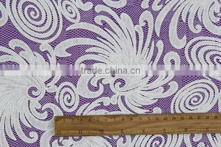 wholesale cheap high quality cotton guipure lace fabric new sample for curtain