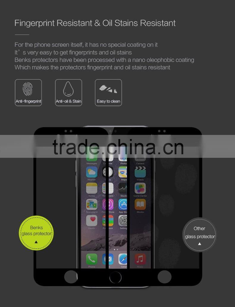 Benks Magic OKR+ PRO 0.3mm 9H Full cover privacy tempered glass screen protector for iphone 6