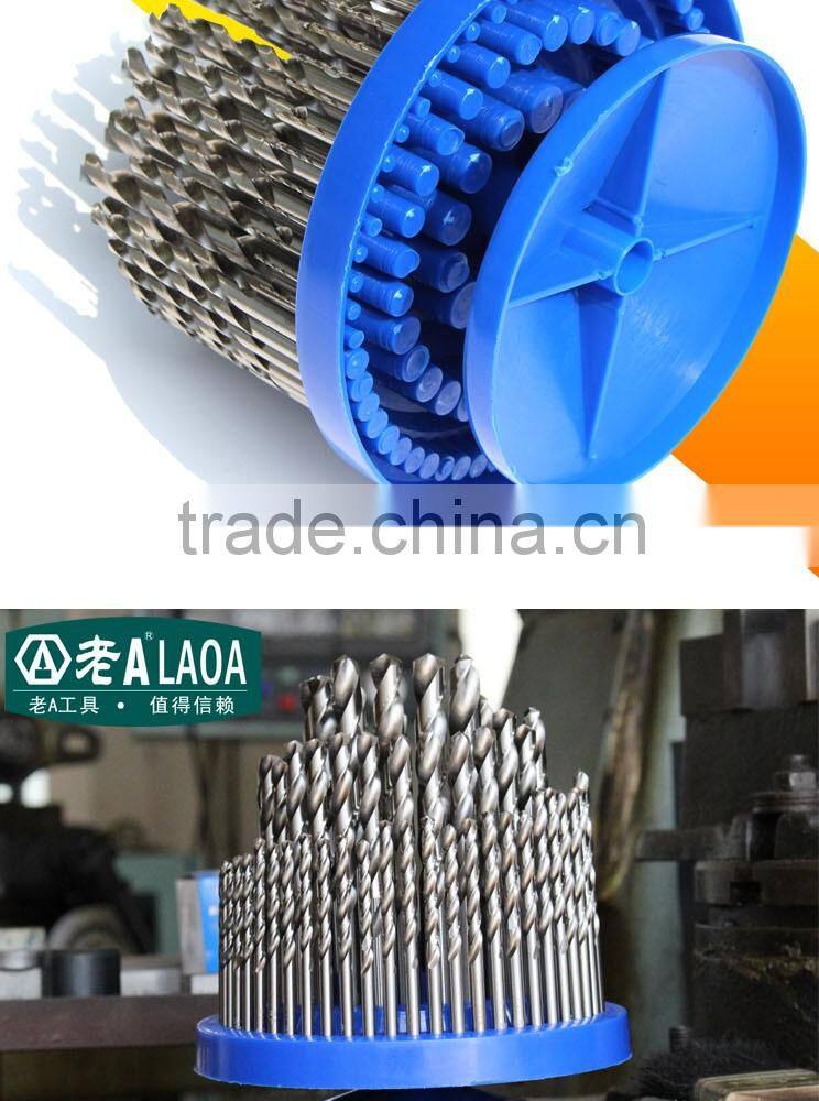 LAOA1-13mm HSS Straight High Speed Steel 100PCS Electric Twist Drill Bits Broach Drills Set For Metal Copper, Steel, Cast Iron