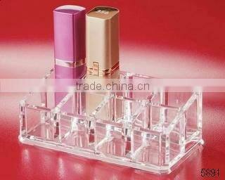 acrylic Lipstick Holder / makeup organizer / beauty tray