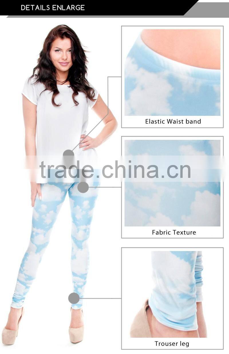 100% Brand New High Qyality Elastic Waist Band Stretchy girls leggings wholesale