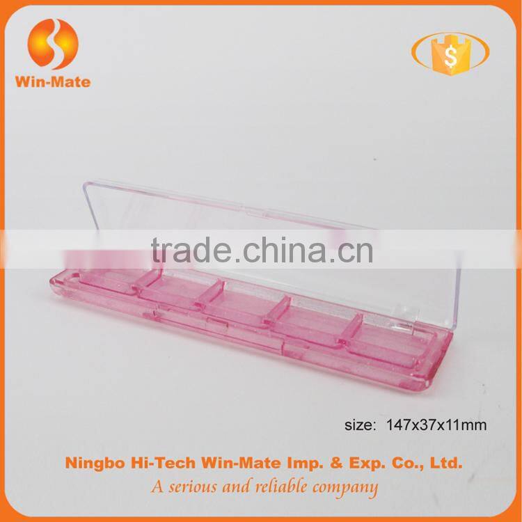 Cute pink fold eyeshadow with lucid cap cosmetic box