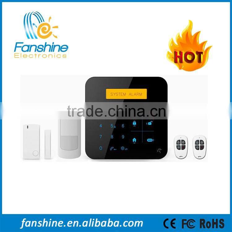 Fanshine Smart Home Automation IP Wifi GSM RFID Alarm System for IOS/Andriod App