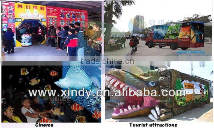 the best creative method for 5D mobile cinema simulator equipment from guangzhou xindy animation technology company