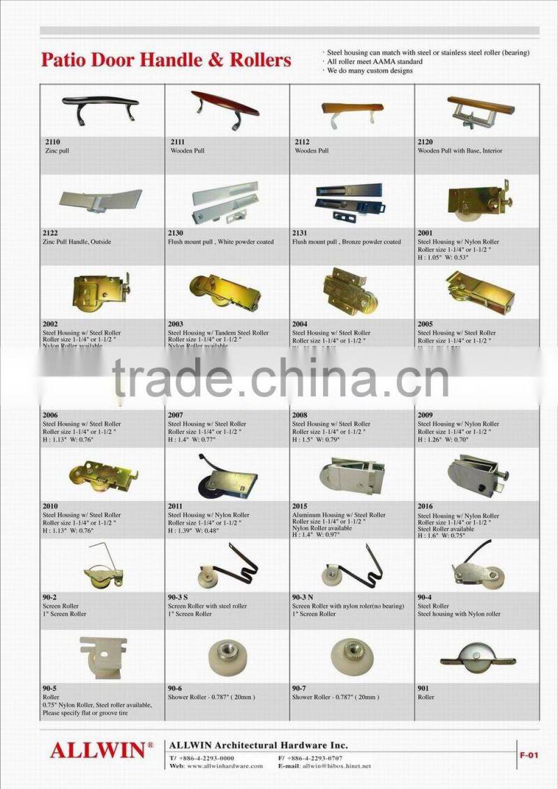 Sliding Patio Glass Door Roller