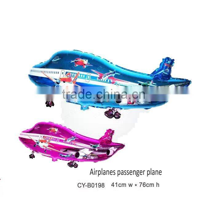 2016 airplane shaped foil balloons aluminum foil balloons