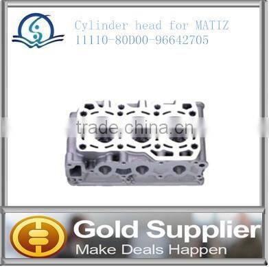 Brand New Cylinder head for MATIZ 11110-80D00-96642705 with high quality and competitive pice.
