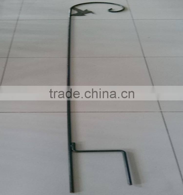 beautiful powder coated low price metal shepherd hooks