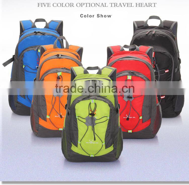 2015 New waterproof reflective cycling adventure backpack for teens