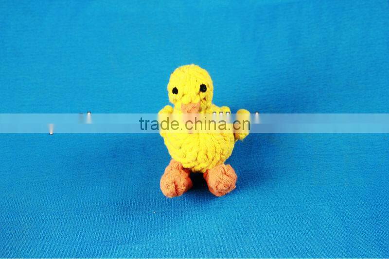 2013 cotton rope toys pet toys braided duck
