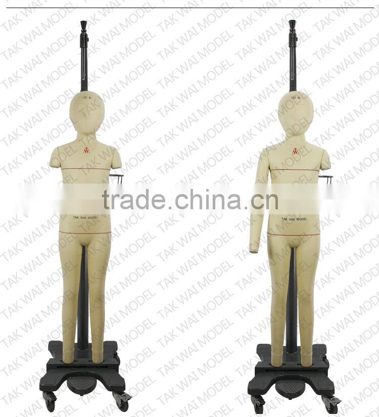 Modern fitting 130cm kids full body European child body foam mannequin