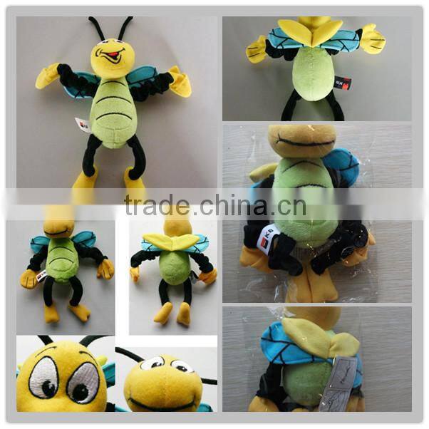 popular super soft yellow bee plush stuffed toys