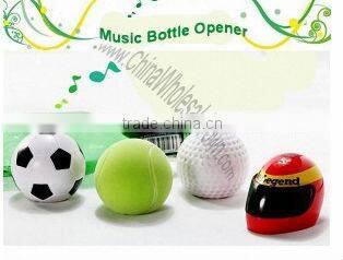 Custom golf shaped talking beer bottle opener for funny gift