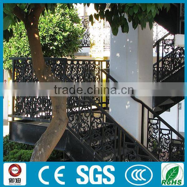 exterior straight stair railing design