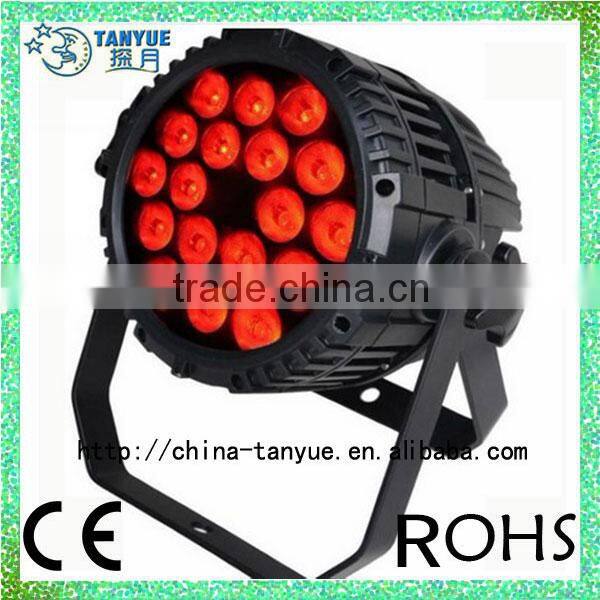 IP65 4in1 RGBW Waterproof 18pcs 10w LED Par Light