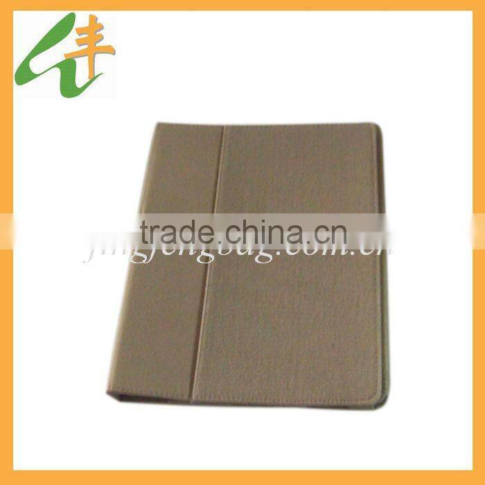 2012 fashion elegant purple flocking 10.1 tablet case