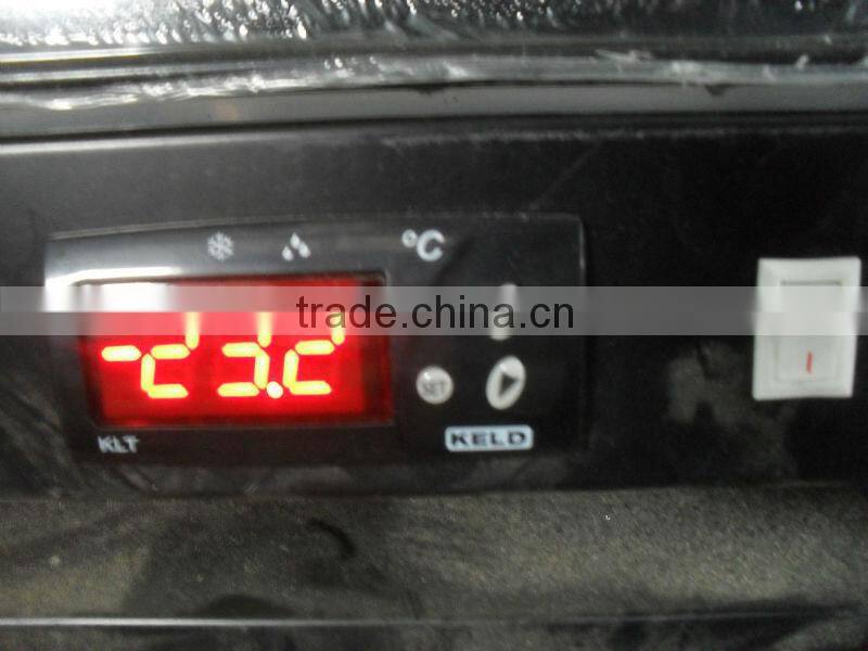 mini fridge freezer cooler display freezer,60Liters,-25 - -18 centi degree,with lamphouse