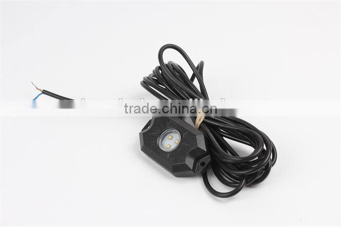 2015 New design 9W truck led rock lights 9-30V DC offroad led rock light