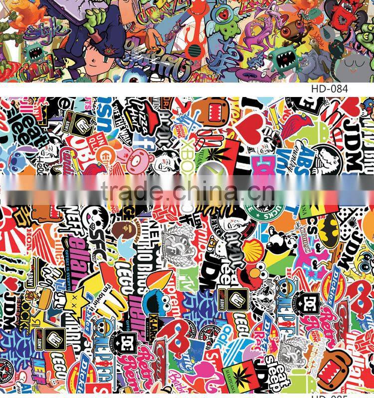 HD-084 CARLIKE High Quality Lovely Graffiti Sticker Bomb