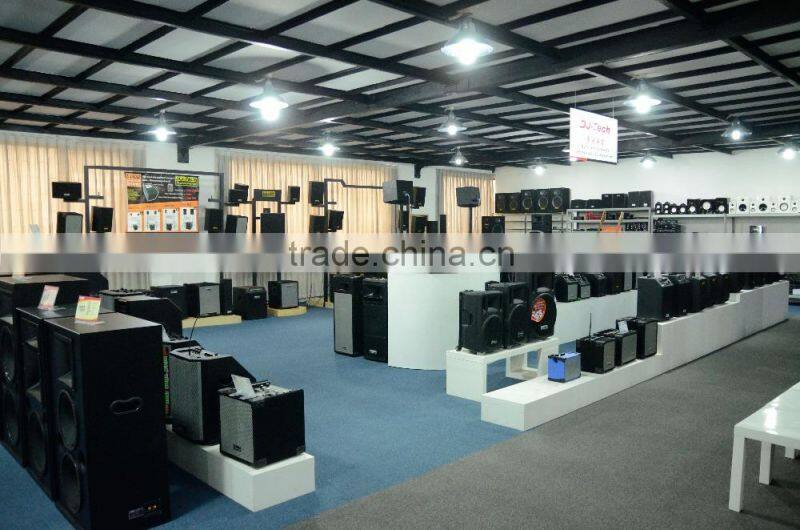 Fidek VHF band wireless microphone speakers for live show Built-in EQ Control audio pro speaker