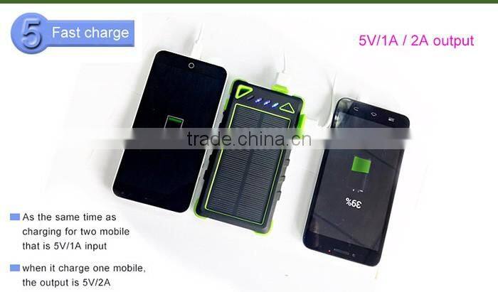 Stylish waterproof solar charger solar energy appliances products