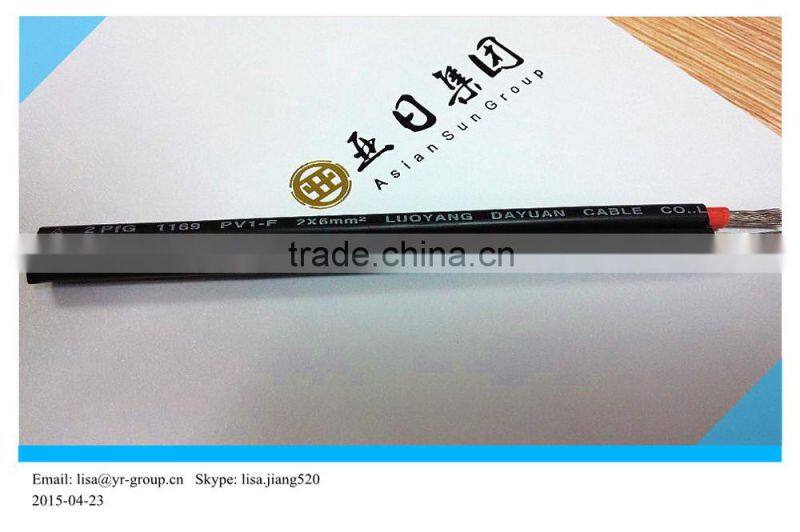 0.6/1kv Tinned Copper DC Power Cable DC Solar PV Cable