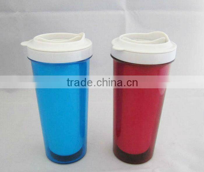 16oz Drinking bottle with New White lid, AS material 450ml promotional new