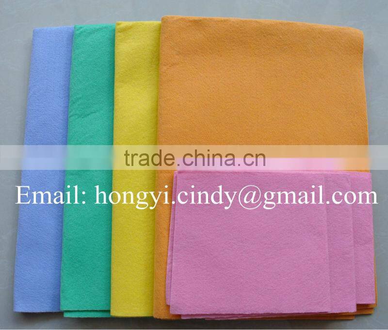 50x70cm needle punched germany nonwoven car wash cloth, car washing cloth