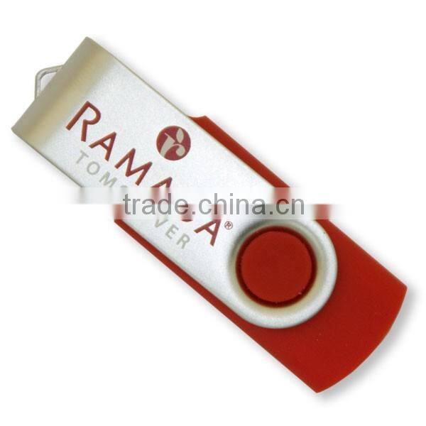 Low price cheapest custom logo printing colorful 4GB, 8GB, 16GB rotary style usb flash pendrive