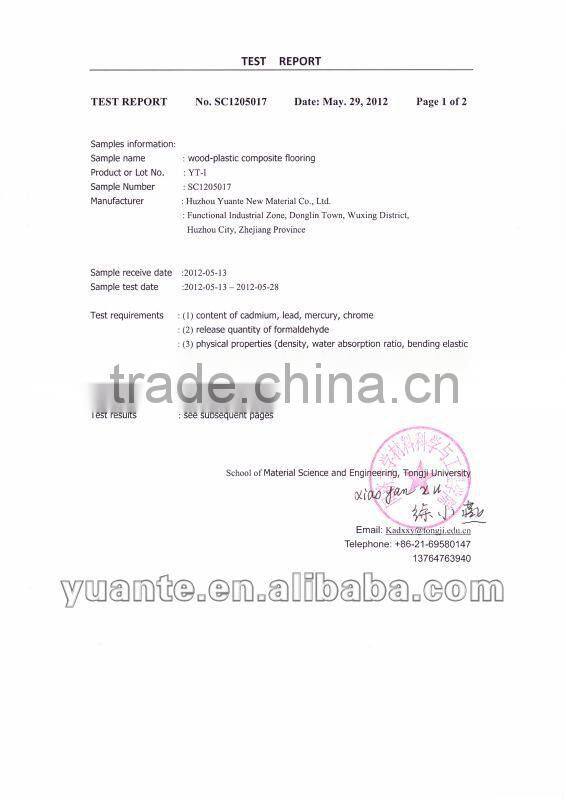 outdoor wood plastic composite / wpc wall panel 2