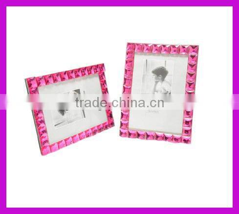 New design rhinestone photo frame wholesale China manufacture BY 1890