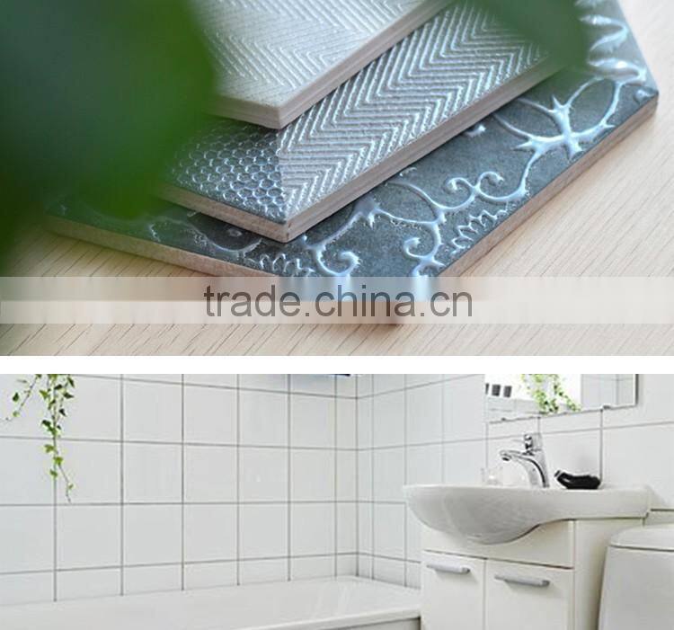 EMBOSS 100*200*175mm grey color hexagon tile porcelain mosaic floor tile