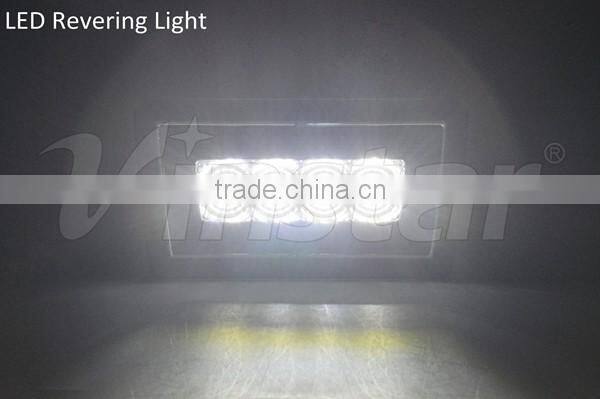 Clear/Smoked /Red Lens 3-In-1 LED Rear Fog Light Assembly Kit (Tail, Brake, Backup Reverse Light) For Su.baru Impreza WRX STI