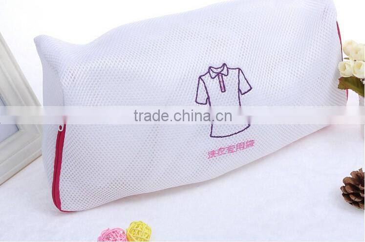 YIWU RODA 100% polyester sandwich 6 sets white embroidery fashion washing bag