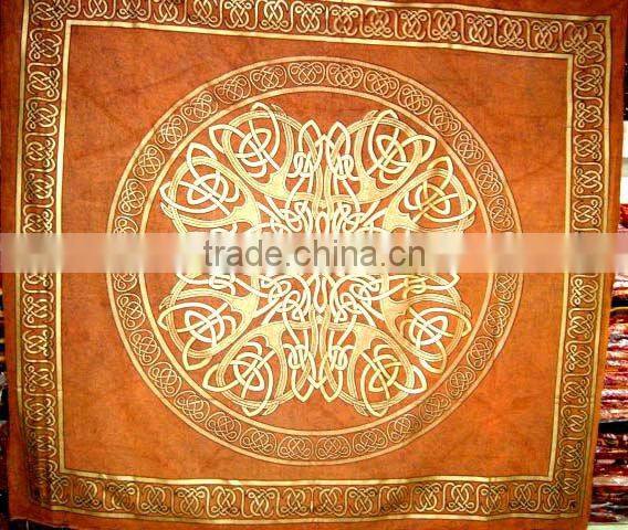 Sun Signs Design Cotton Bed cover