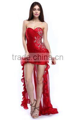 Gorgeous Sheath high neck Petite Formal Evening Gowns With Beading