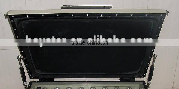 Tabletop vacuum UV exposure unit for screen printing frame