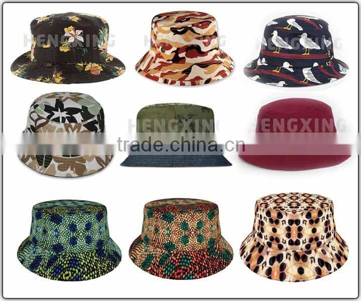 High quality printed bucket hat and custom