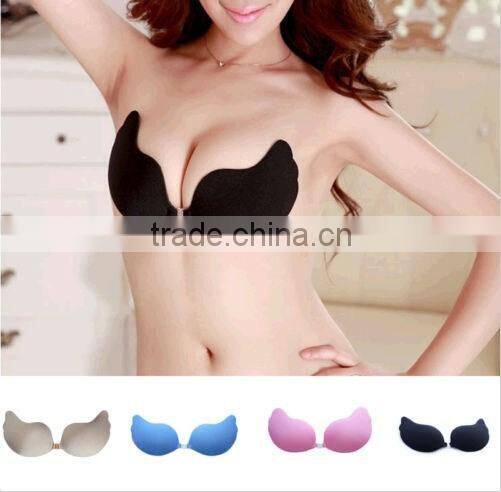 adhesive invisible silicone cloth bra