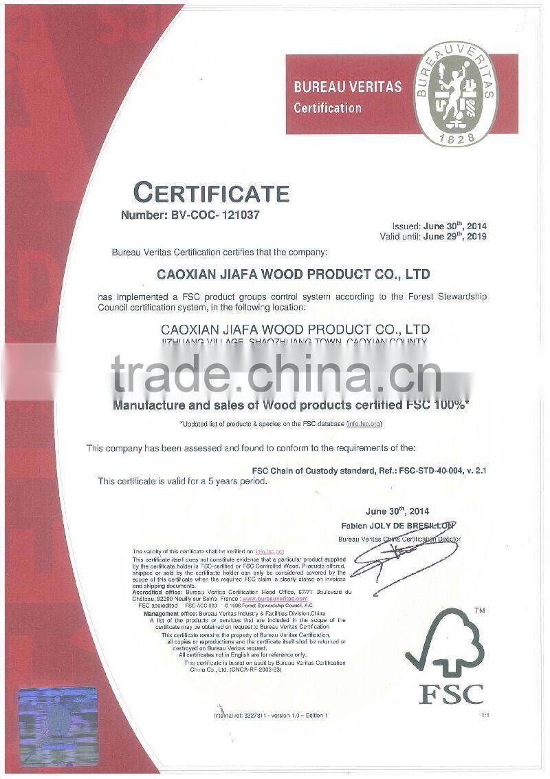 LVL wooden bed slats of layer-glued birch poplar Bed slat