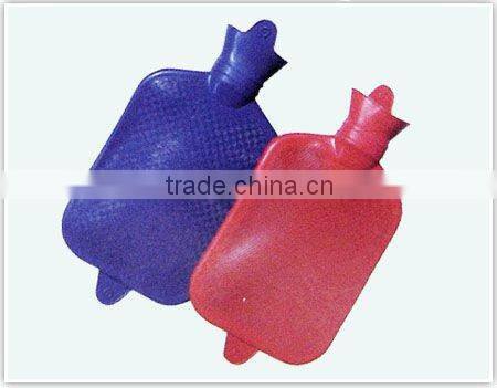 red rubber ribbed hot water bottle wholesale