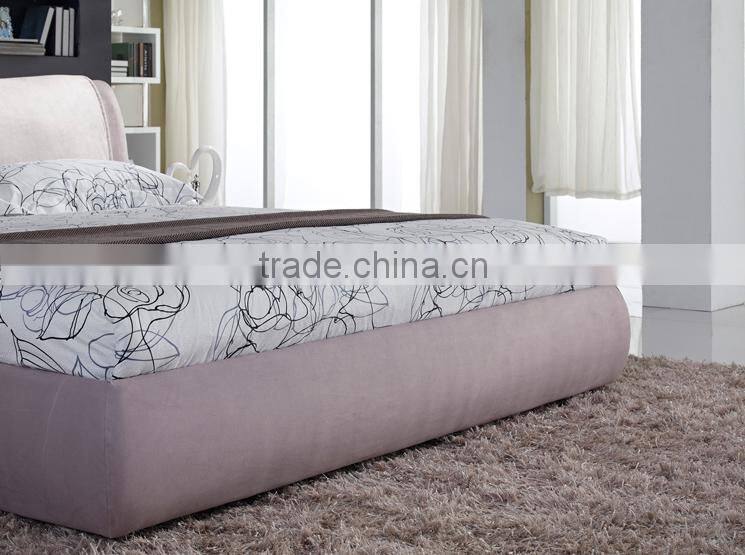 Fashion and contracted living room bed double fabric bed cloth art bed B80044