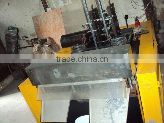 2015 hot sale mesh scourer making machine,single-needle mesh scourer machine