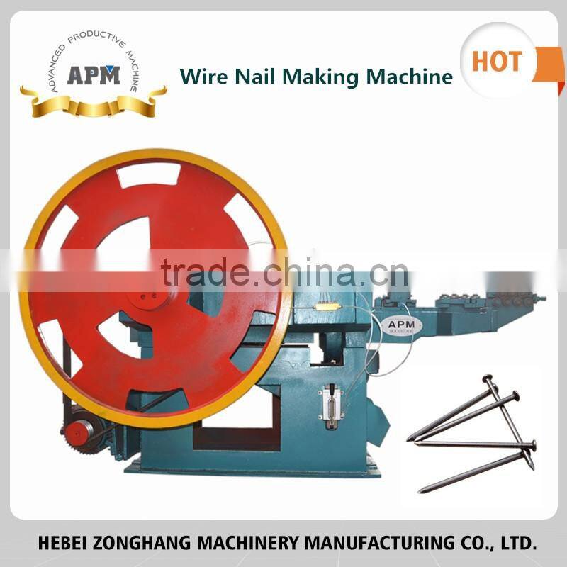 Plastic steel automatic nail making machine for India