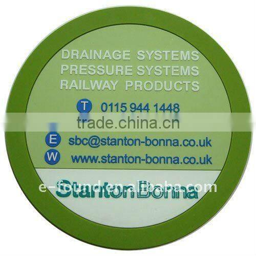 Red Eco-friendly PU cup coaster