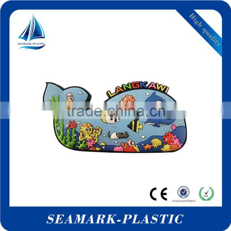 2016 cheap customized rubber pvc souvenir fridge magnet sticker maker