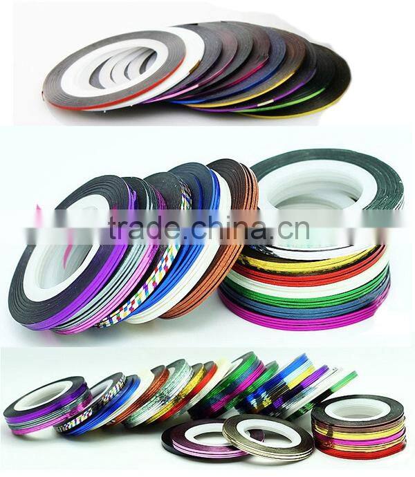 New Nail Art self-adhesive nail art stripping tape,nail stripping tape roll