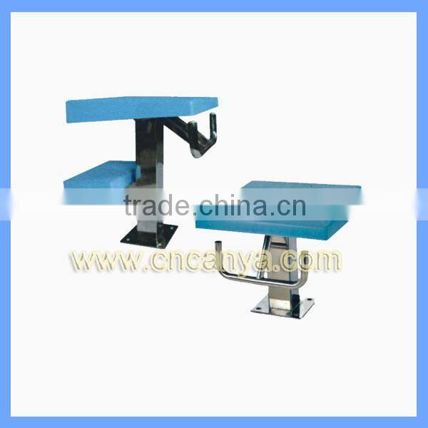 swimming pool equpiment diving boatd one-step starting blocks used