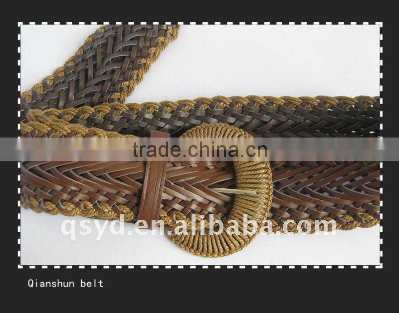 2016 fashion women braided leather cord