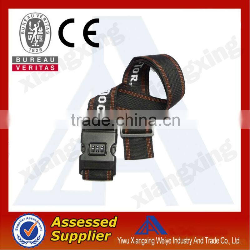 Customized logo nylon belts with plastic buckles wholesale